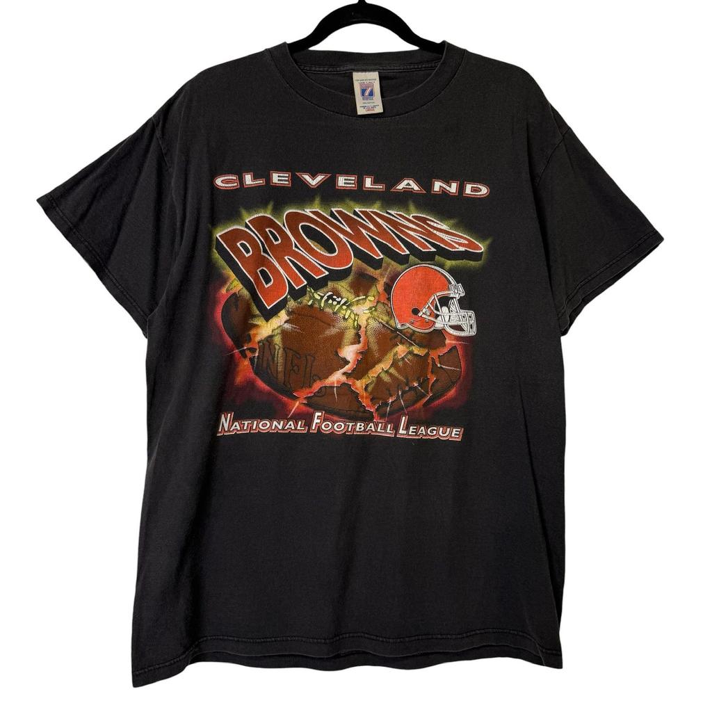 90's Cleveland Browns T shirt Sz L (B677)