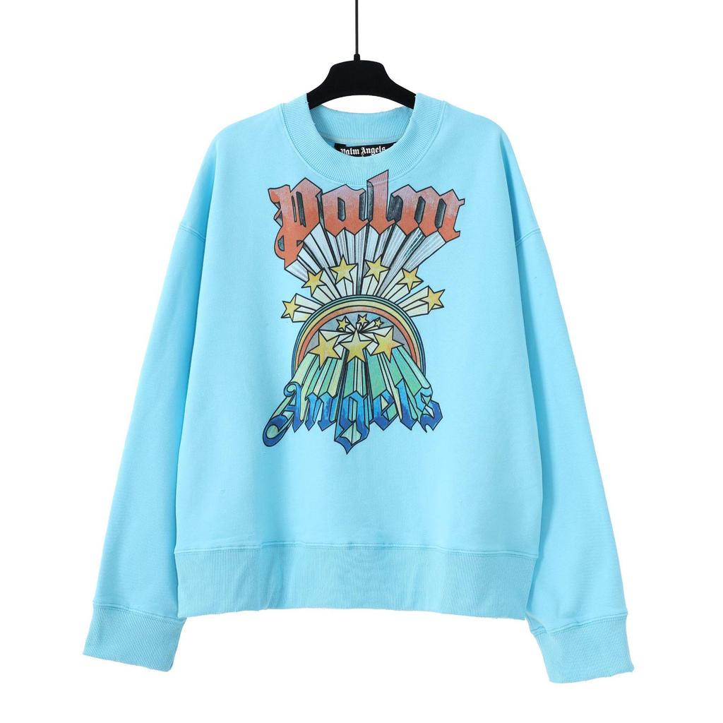 Унисекс худи Angel Palm с цветовыми блоками из махрового хлопка