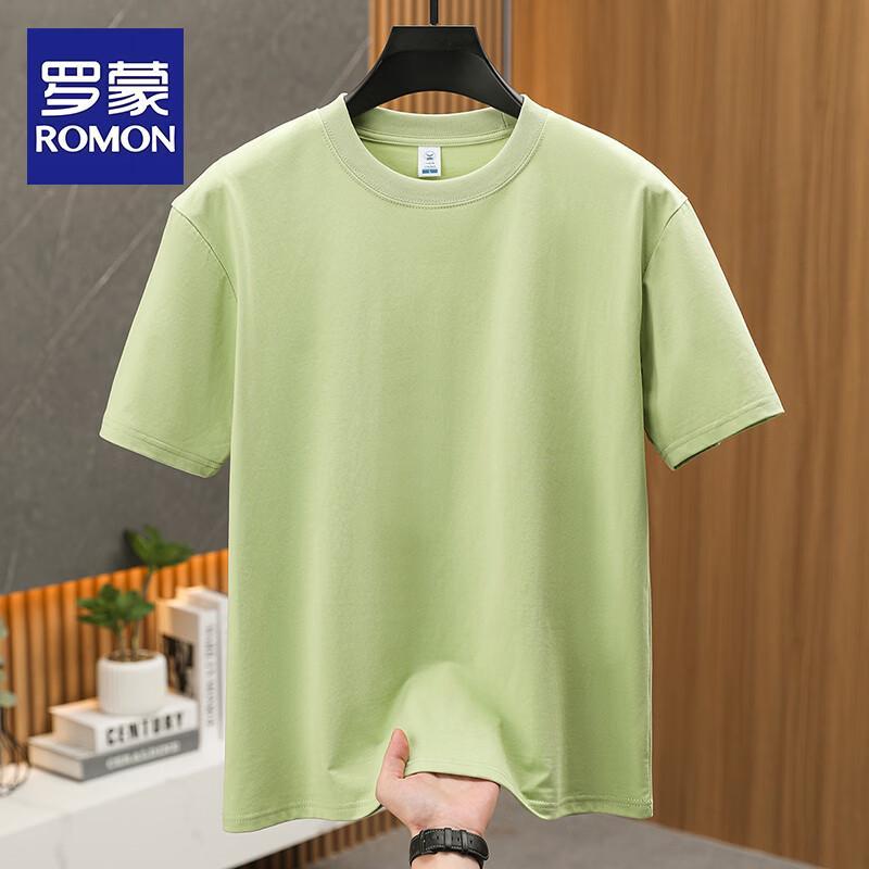 ROMON Мужская летняя свободная футболка с коротким рукавом