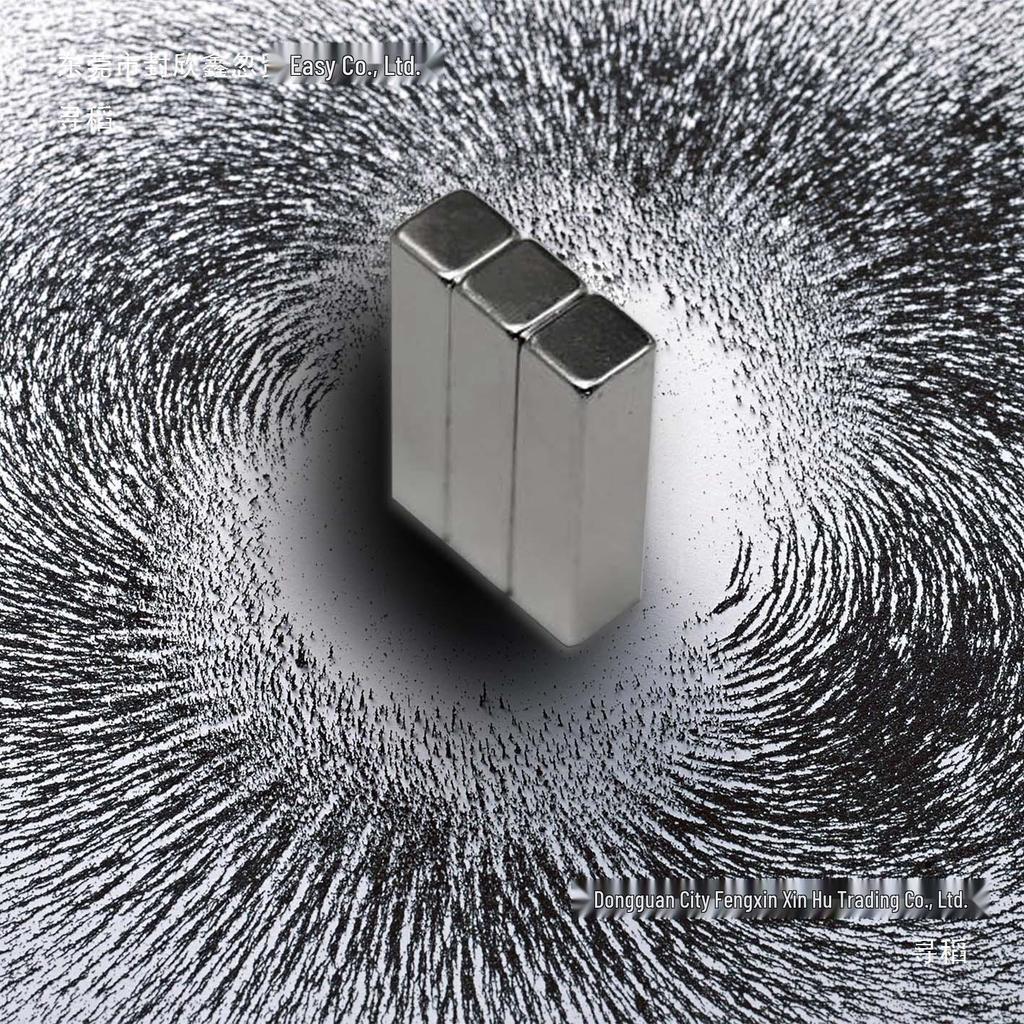 Neodymium Iron Boron Magnet Bar, 50x10x5mm Magnetic Steel Strip