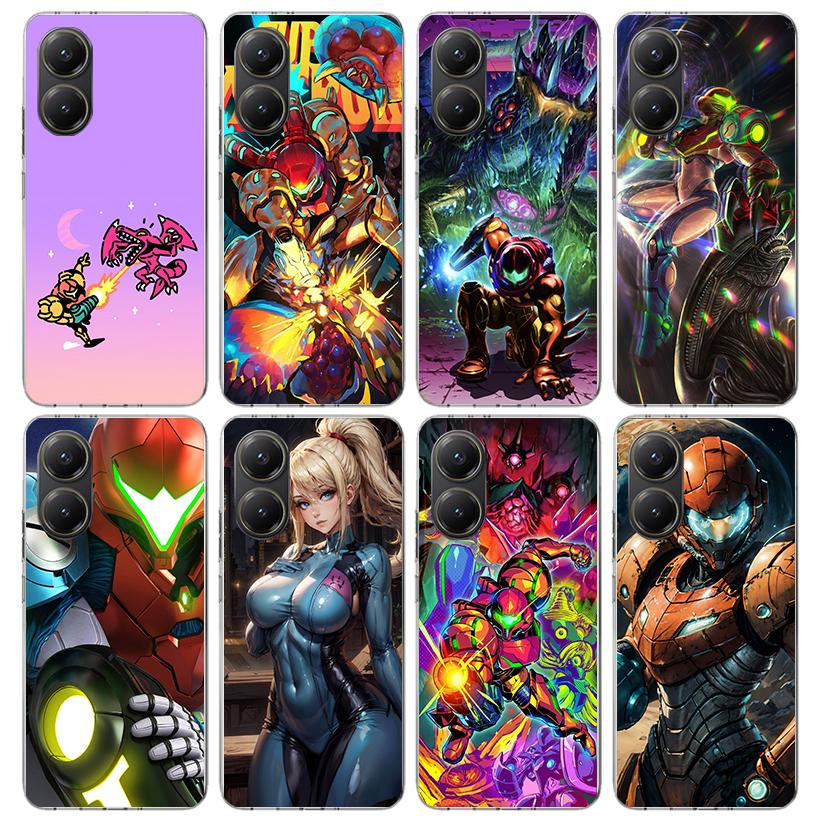 Game M-Metroids Phone Case For Xiaomi Poco X7 X6 X5 Pro F7 Ultra Redmi 15C 15 13 13C 12 12C 10 10A 10C 9 9A 9C 9T Shell Poco X7