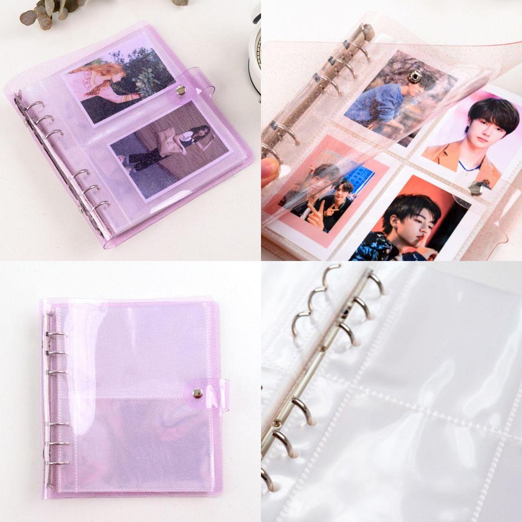 Big Capacity 6hole Photo Album With Glitter Pp Cover For Weddings And Celebrations