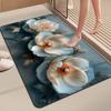 Floral Diatomaceous Earth Quick-Dry Non-Slip Bath Mat