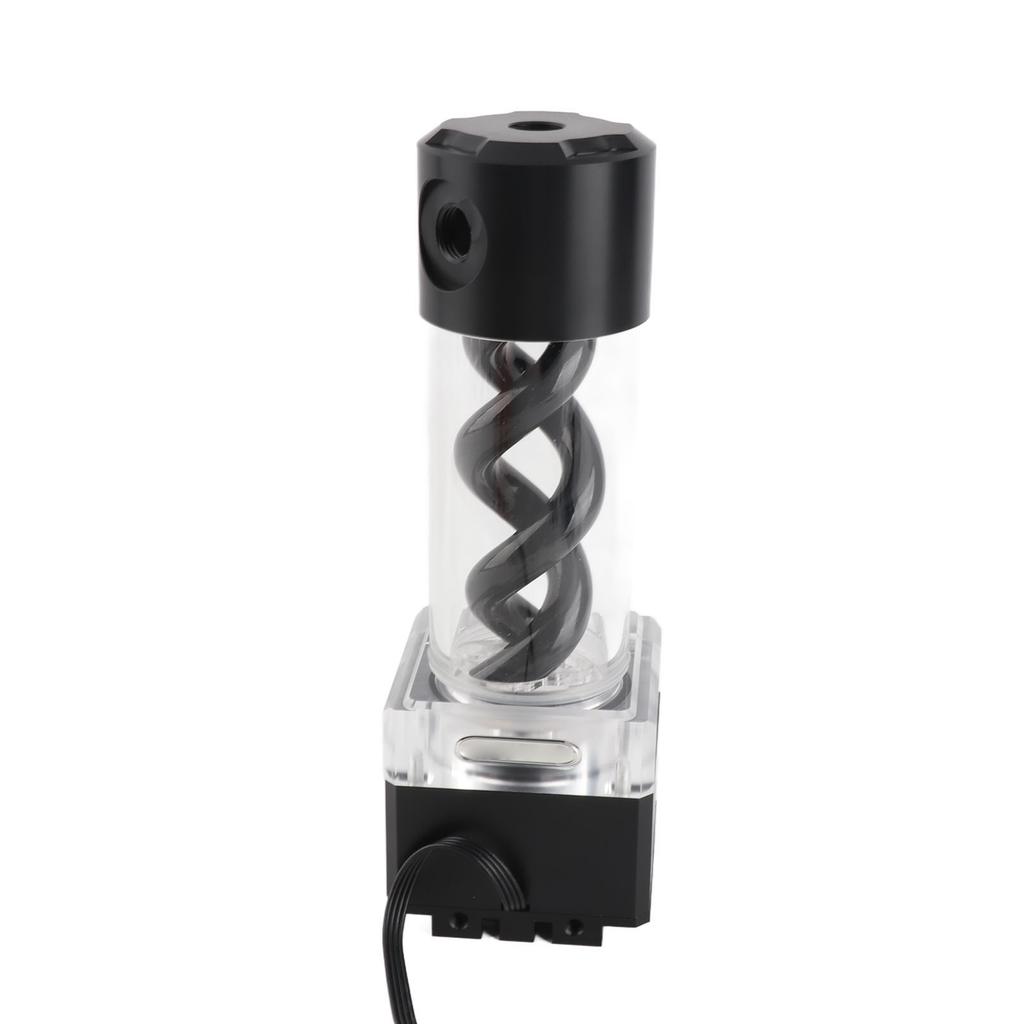 Алюминиевый анод PMMA компьютерное водяное охлаждение T вирус интегрированный водяной насос комплект(черный )