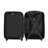 Captain Stag (CAPTAIN STAG) Suitcase, Carry-on Bag, Travel Case, Single Zipper with Dial Lock, Black, Rise UV-56