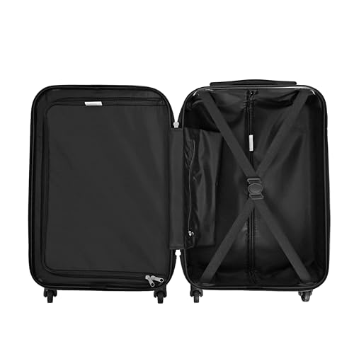 Captain Stag (CAPTAIN STAG) Suitcase, Carry-on Bag, Travel Case, Single Zipper with Dial Lock, Black, Rise UV-56