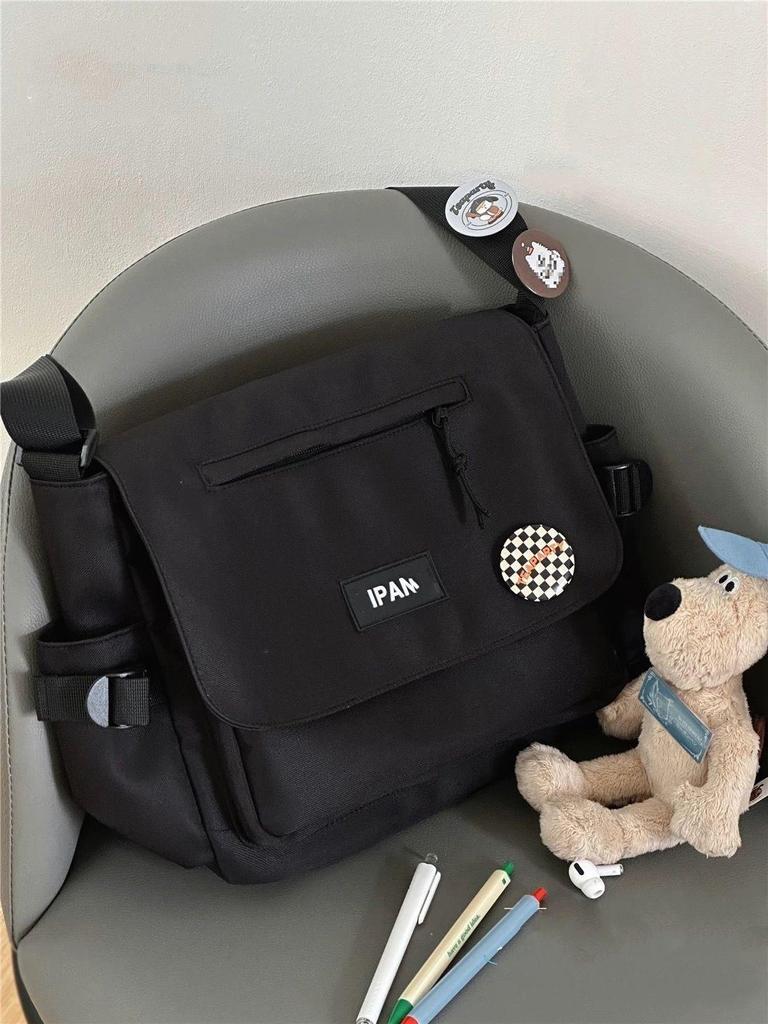 Повседневная студенческая сумка-мессенджер большой вместимости - в японском стиле, в корейском стиле