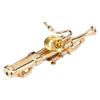 Gold Plating Copper Bassoon Musical Instrument Bassoon Brooch Pin with Gift Box