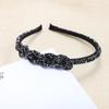 Handmade Sweet Hair Accessories Weaving Crystal Fashion Headband Hair Band Head Hoop Headdress