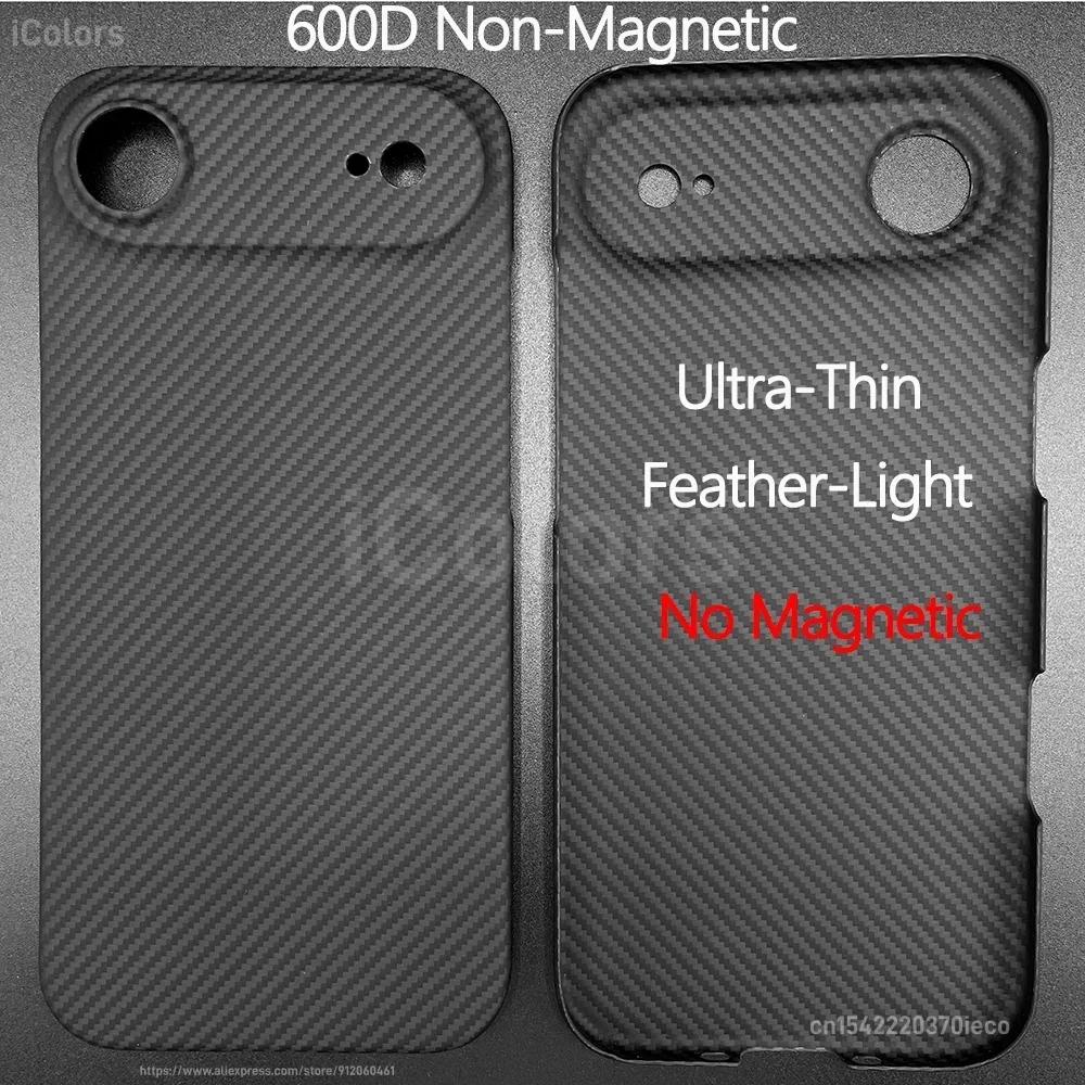 for iPhone Air 17 Air Ultra Slim Lightweight Aramid Carbon Fiber Case Strong Magnetic MagSafe Case Aramid Fiber Cover