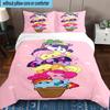 3PCS Twilight Sparkle's unicorn 3pcs Bedding,Including 3PCS Duvet Cover And 2pcs Pillowcases Perfect for Christmas,Ideal for Bedroom, Dormitory