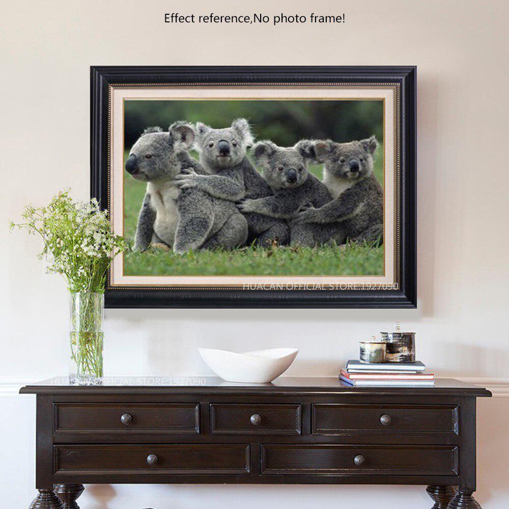 Алмазная вышивка Полный дисплей Животное Коала Алмазная мозаика Алмазная картина Полный круглый вышивки крестом