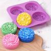Flower Silicone Soap Molds, Homemade Soap Mold, Muffin, Pudding, Jelly, Brownie and Cheesecake, Nonstick & BPA Free Candle Mould