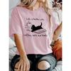 Women's Short Sleeve Tops & T-shirt 3d Christmas Deer Printed Round Neck T-shirts & Blouse Casual Fashion Loose Women's Top Tees