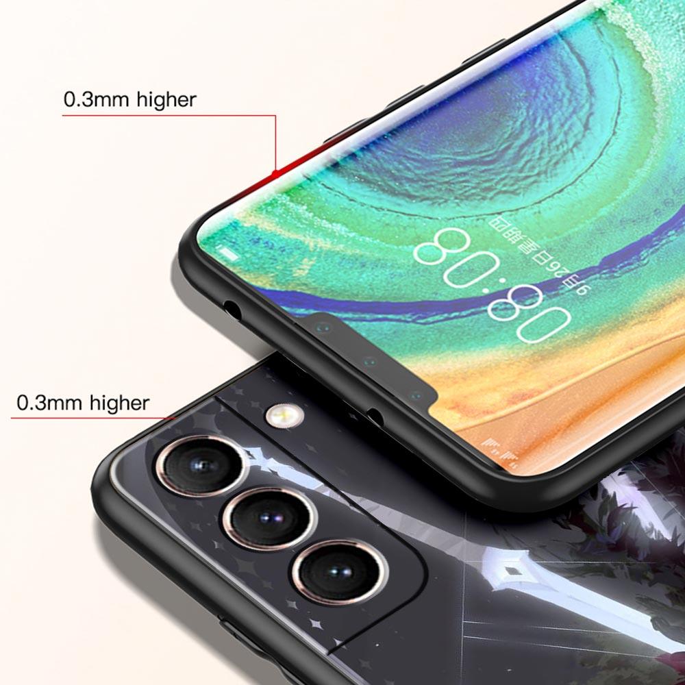 Креативный чехол для телефона с узором "Меч" для Samsung Galaxy S26 S25 S24 S23 S22 S20 S21 FE Ultra S25Edge Plus 5G Мягкий чехол-сумка из ТПУ