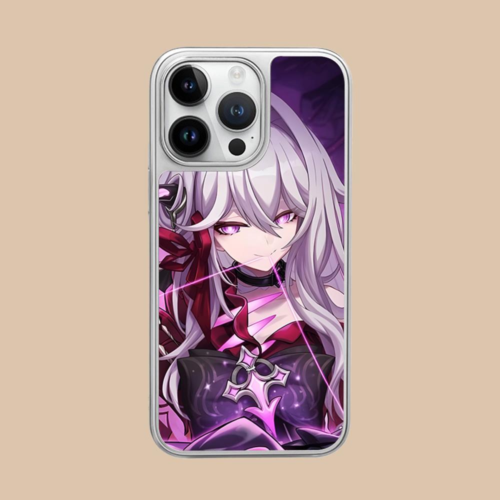 HSR Thelema Покрытие Серебром Чехол для Мобильного Телефона для iPhone 17 16 15 14 13 12 11 Air Pro Max Plus Цветной Чехол