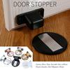 Suction Door Stops Anti-collision Punch Stainless Steel Magnetic Home