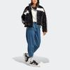 Adidas Originals Trefoil Puffer Jacket With Contrast Panel And Glossy Logo Print Women Jackets Black IA3919