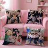 Подушка Boy Team E-ENHYPEN с принтом, наволочка для гостиной, дивана, чехол для подушки и декор для спальни