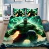 Duvet Cover Pillowcase Bedding Set Movie The Hulks Adult Boy Girl Bedroom Decoration Children Gift Single Double Large Size