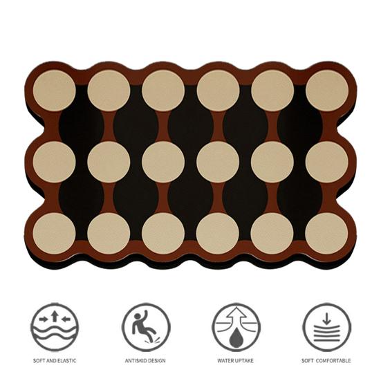 Коврик для кофемашины Абсорбирующий диатомитовый коврик для сушки Нескользящее дно Быстросохнущий коврик для посуды Защитник кухонной столешницы