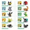 Insect Building Blocks Insect Model Different Little Insects Building Blocks Bee Ladybug Firefly Dragonfly Spider Toy For Boy/girl Children's Gifts