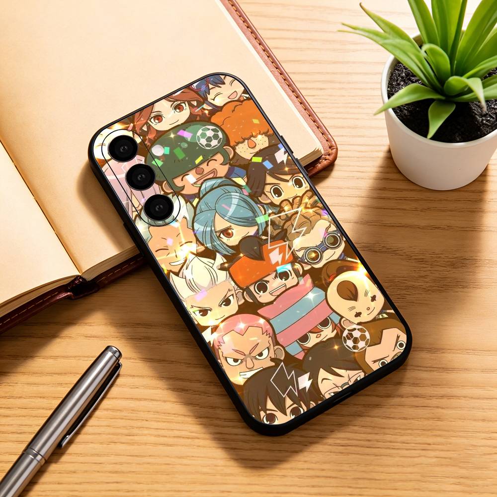 Чехол для телефона Inazumas Anime E-Eleven для Samsung Galaxy A73, A72, A71, A70, A53, A52, A51, Другие Мягкий Черный Чехол