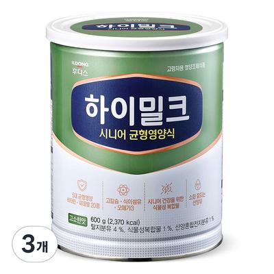 Ildong Foodis High Milk Senior Сбалансированное питание, 600 г, 3 штуки