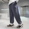 Boys Trousers New Middle and Large Children Wick Trousers Children Straight Loose Leisure Autumn Children's Clothing