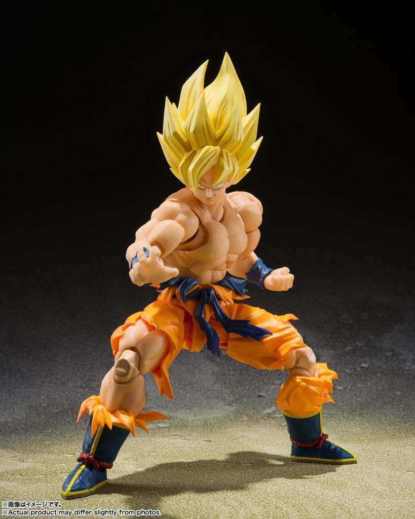 TAMASHII NATIONS Dragon Ball Super Saiyan Son Goku Super Approximately 145mm Painted Movable Figure S.H.Figuarts -Legendary Saiyan- ABS&PVC