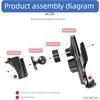14-23 Tesla Models/16-23 Modelx Dedicated Phone on-Board Bracket Buckle Base