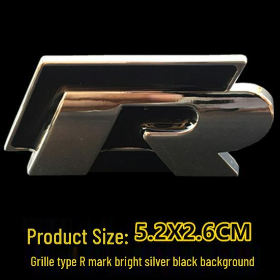 Значки на автомобиль Golf CC Magotan Sagitar POLO R: Наклейки R-Line на бок, заднюю часть, решетку радиатора