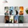 Уверенный Т-Трэвис Скотт-Т Чехол для телефона Samsung S25,24,23,22,30,21,10,9,Ultra,Plus,Lite,FE,4,5 G Мягкий черный чехол