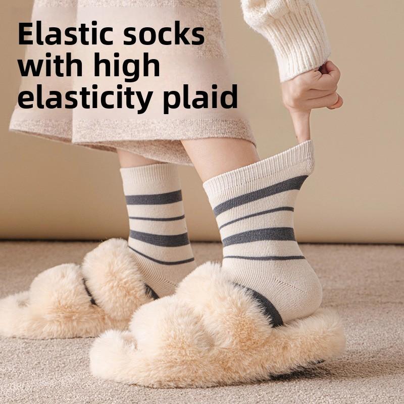 Петлевые носки для женщин, чтобы согреться осенью и зимой, не чувствуя себя громоздко. Утепленные носки для защиты от холода и тепла, универсальные женские носки