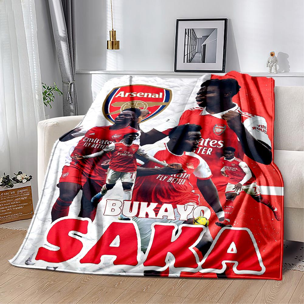 Arsenal Blanket Soft Warm Cozy Perfect for Livingroom Seaside Picnics for All Seasons Stylish Decor Gifts For Family Or Friends