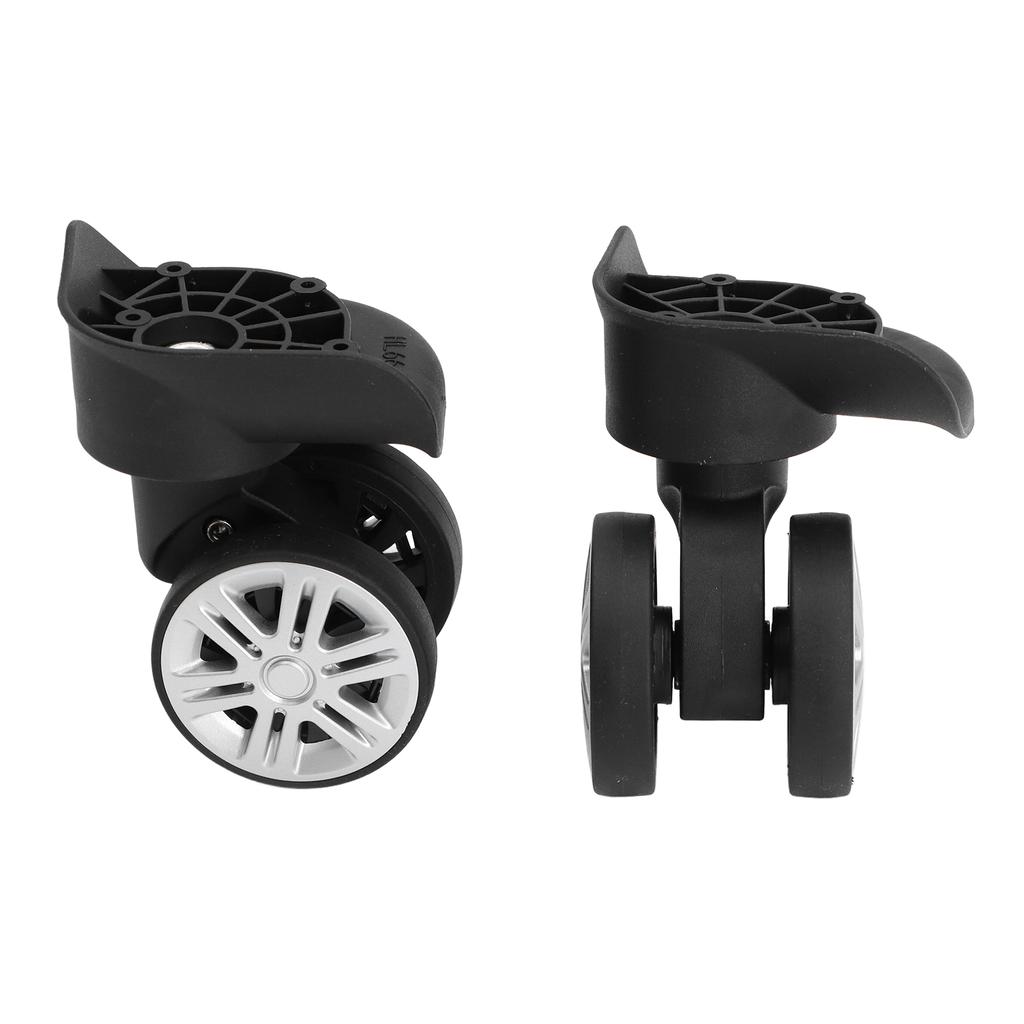 1 Pair Luggage Case Wheels Travel Suitcase Caster ABS Material Wear Resistance Trunk Universal Wheel Replacement