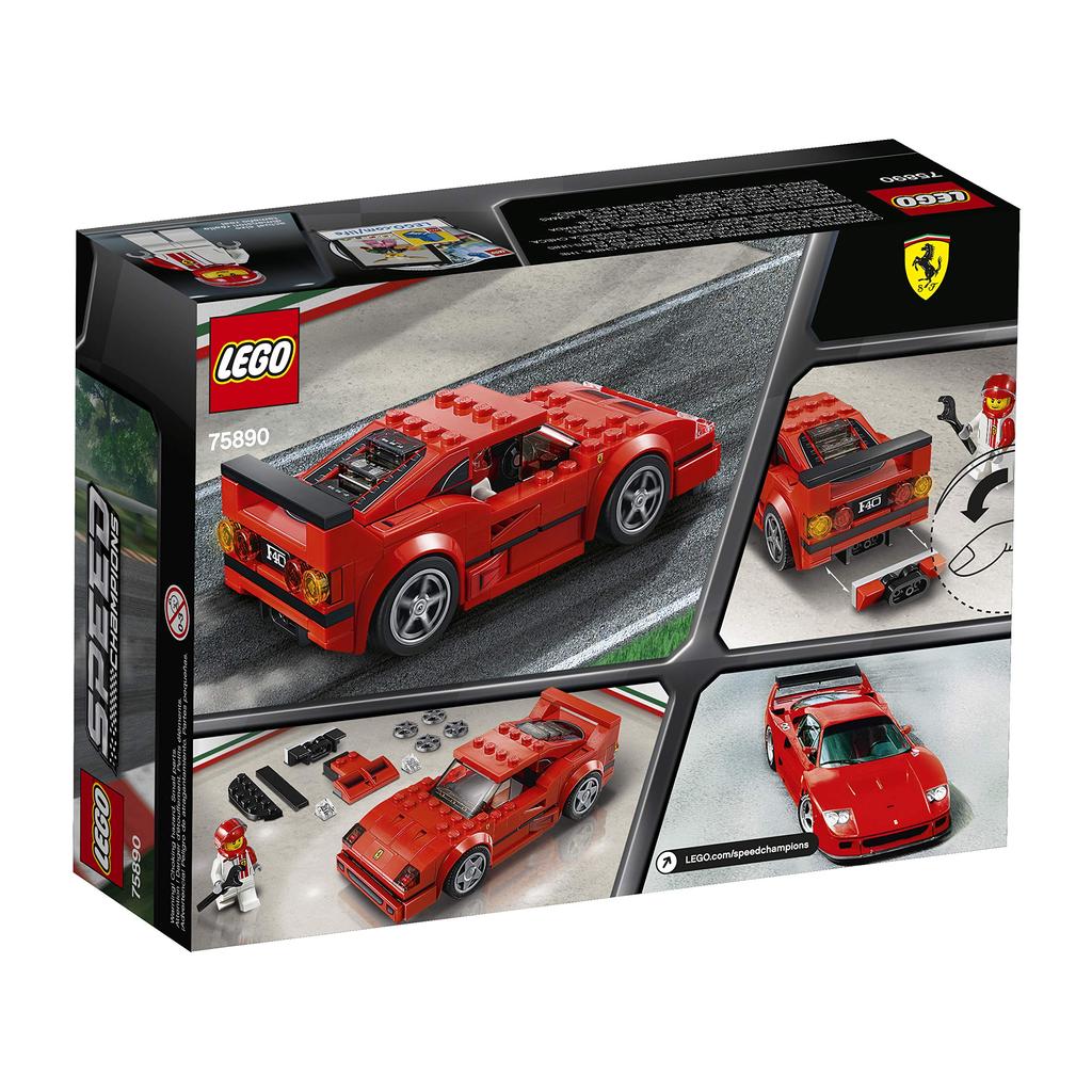 Конструктор LEGO Ferrari F40 Competizione 75890 — игрушечный автомобиль для мальчиков