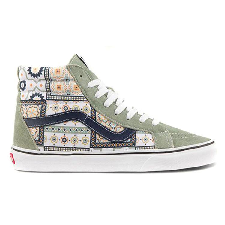 Vans Кроссовки унисекс Sk8-Hi Reissue Moroccan Tile Dark Khaki VN0A4BV8688