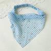 Floral Print Triangle Kerchief Headbands Elastic Back Bandana Style Hair Wraps Bohemia Garden Party Headwear For Women