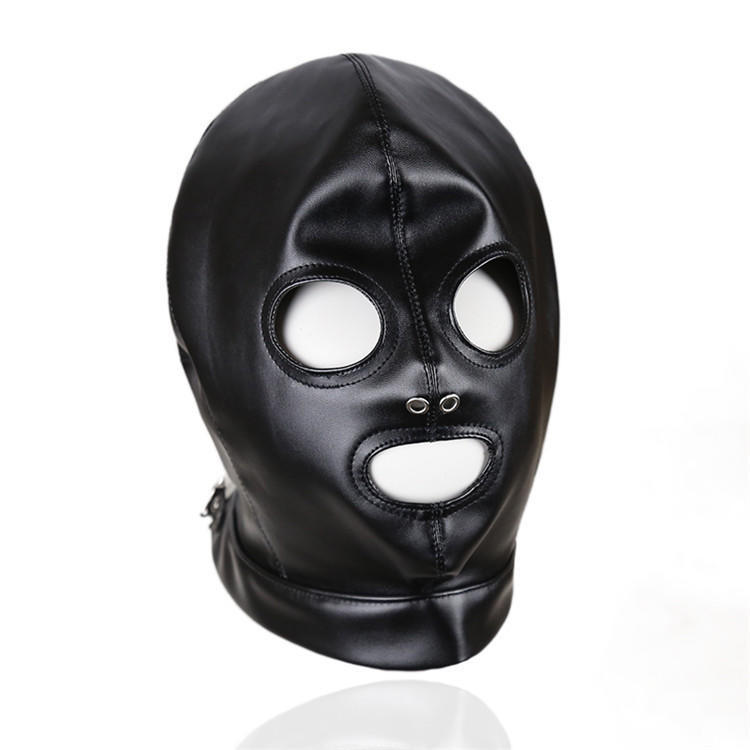 BDSM Sex Mask Adult Toys Fetish Sex Toy Slave Headgearleather Head Covering