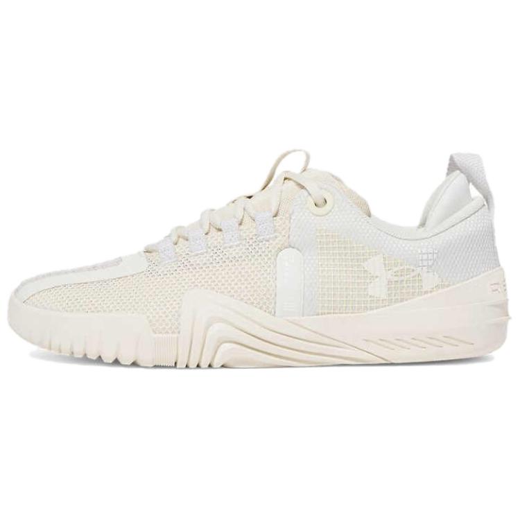 Under Armour Reign 6 Нескользящие Устойчивые к истиранию Низкие Тренировочные кроссовки Мужские Бежевые 3027341-142