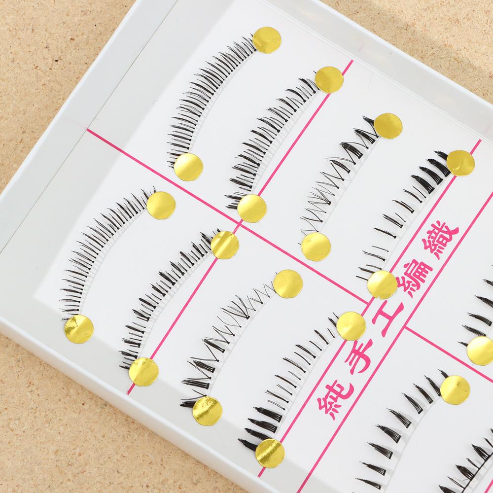 10 Pairs Womens Natural Different Bottom Eye Lashes Handmade False Eyelashes Lower