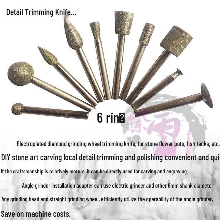 Набор для гравировки цветочного горшка и аквариума: Электрическая дрель, Реставрация гальки, Угловая шлифовальная машина и Резчик по камню