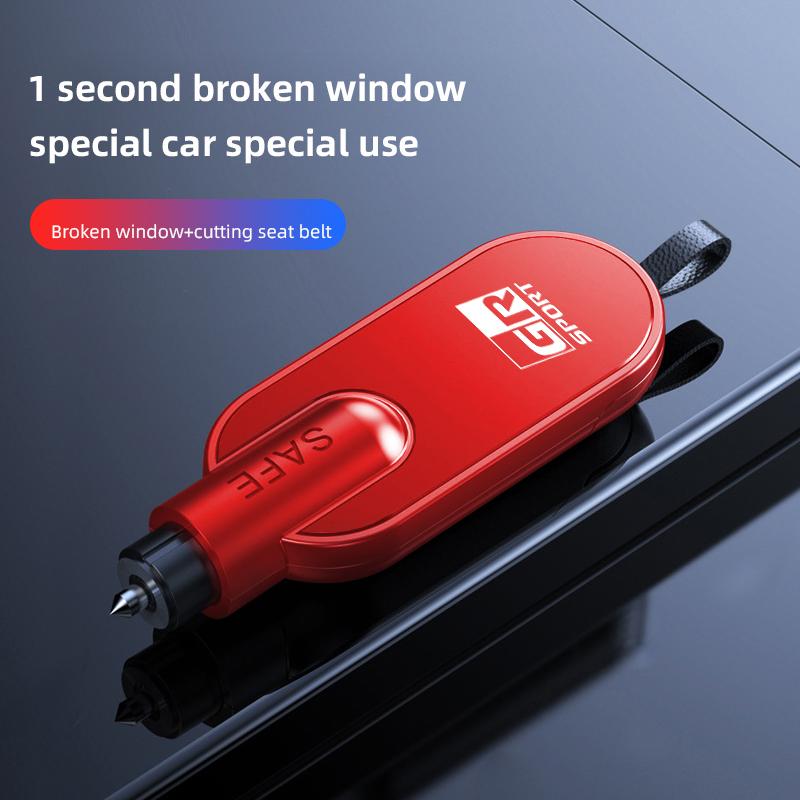 Car Safety Hammer Auto Emergency Glass Window Breaker Seat Belt Cutter Escape Tool For Toyota Hilux Aygo Yaris Ractis Valve CI6