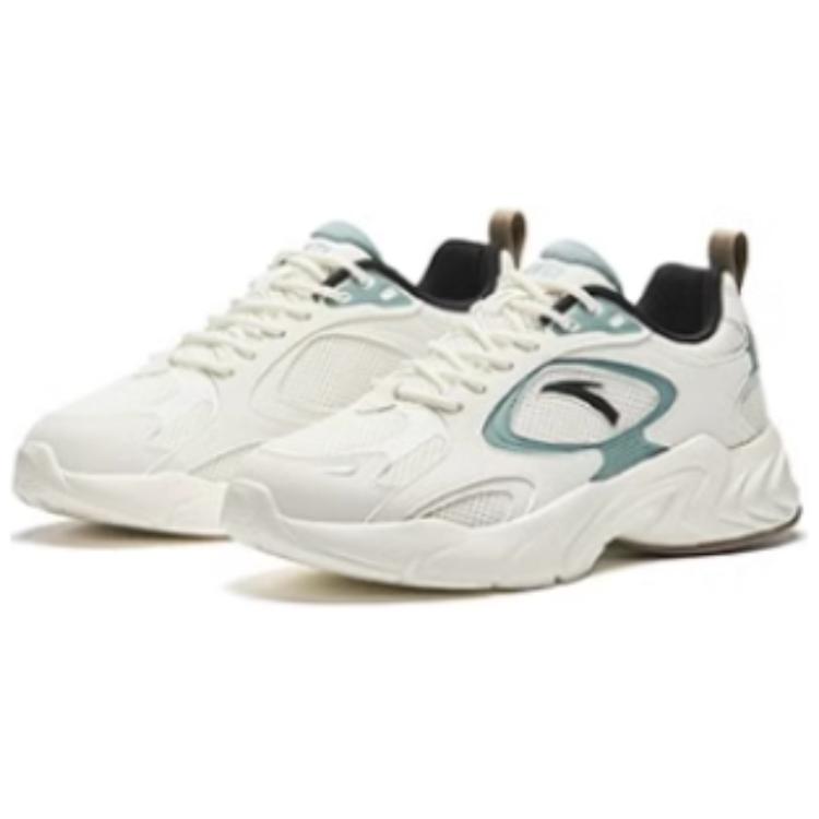 Anta Comfortable Durable Low-Top Casual Shoes Men Sneakers White Blue 112438813-3