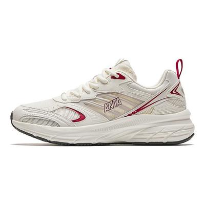 Кроссовки для бега Light Year Retro Running, дышащие, нескользящие, износостойкие, увеличивающие рост, с низким верхом, мужские, белые, красные 912425505-3