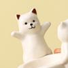 Yousheng Candlestick Holder Ceramic Kitten Design Candle Holder Versatile Desktop Decoration Birthday Party Gift