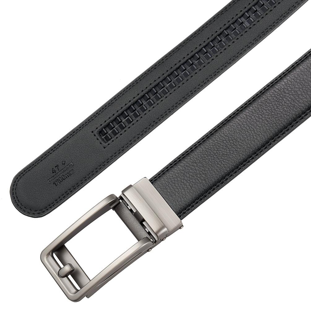 1 шт. Мужской ремень с автоматической пряжкой, модный деловой ремень из коровьей кожи, ремень Ly36-3 3315-1