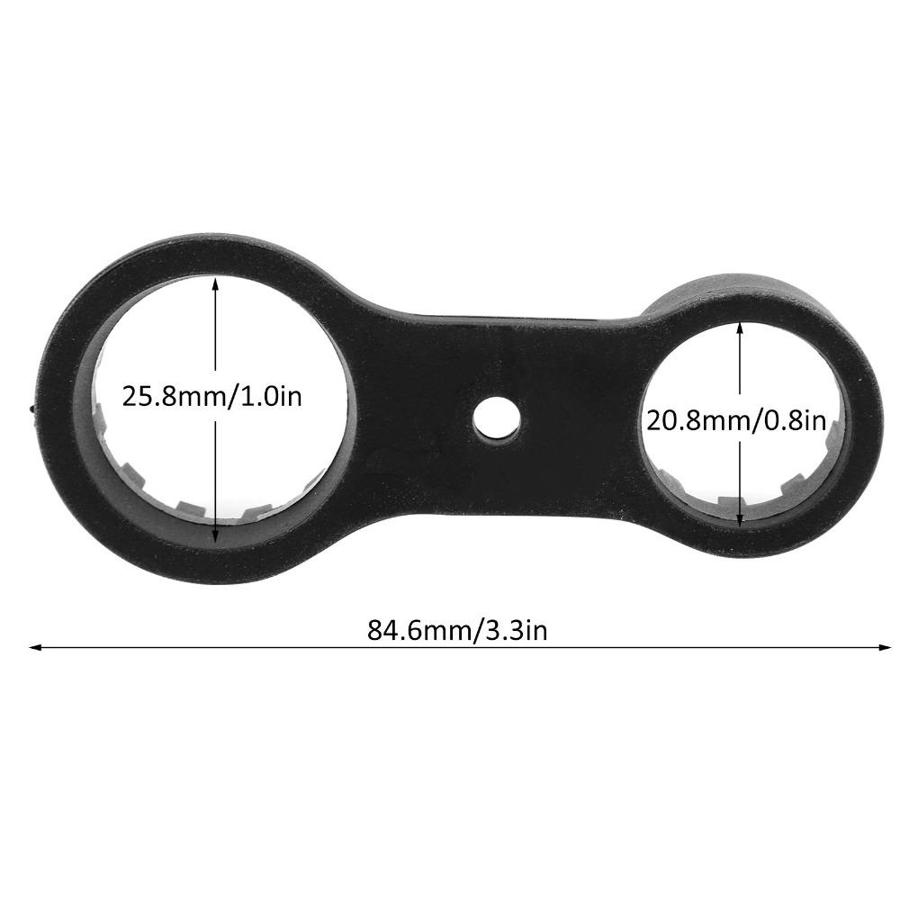 2PCS Double Head Bicycle Front Fork Wrench Plastic Bike Front Fork Cap Wrench Mountain Bike Repair