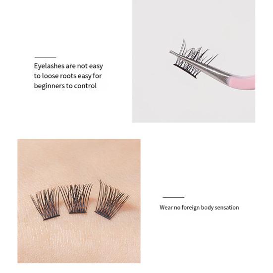 Накладные ресницы Fairy, ультратонкие, натуральные, легкие, многоразовые, легко наносимые, накладные ресницы для наращивания ресниц